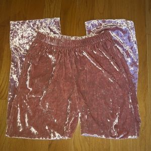 Velvet pants